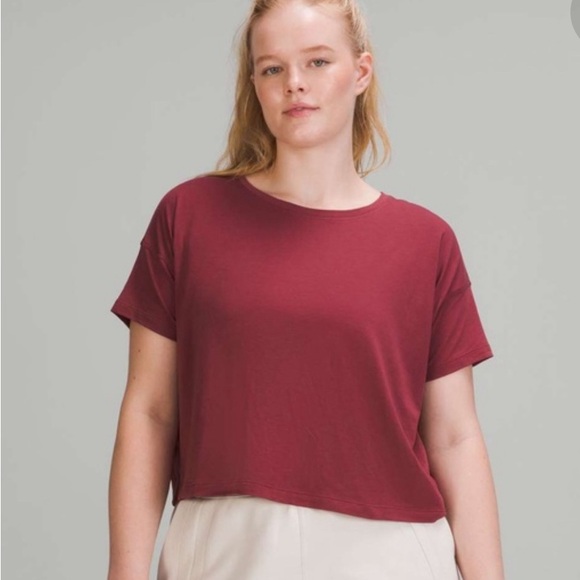 lululemon athletica Tops - Women's Burgundy Long Sleeve Tee